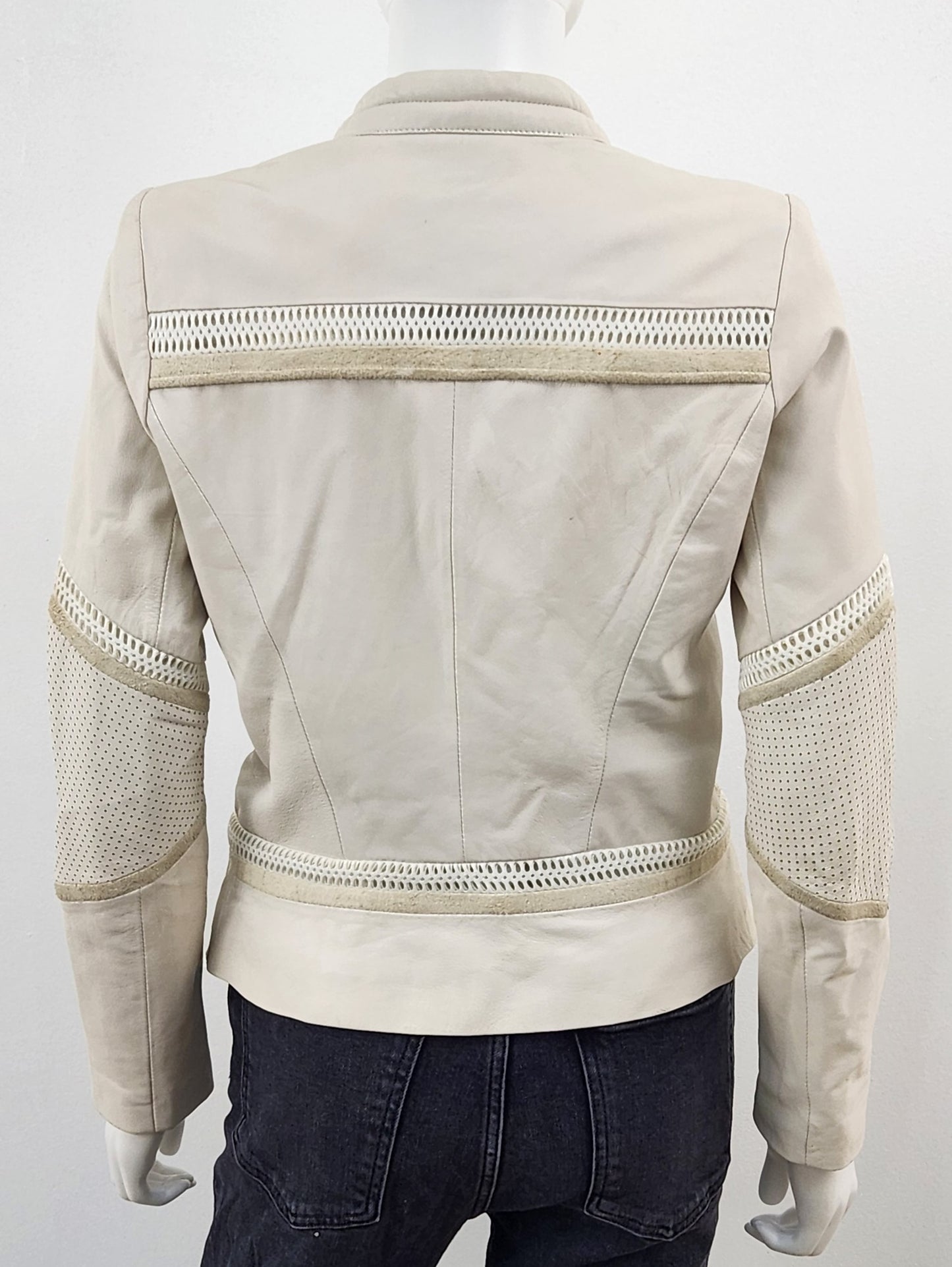 Inaya Leather Moto Jacket Size 6