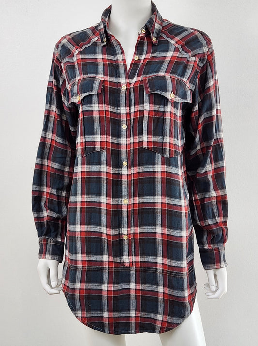 Plaid Shirt Dress Size 2