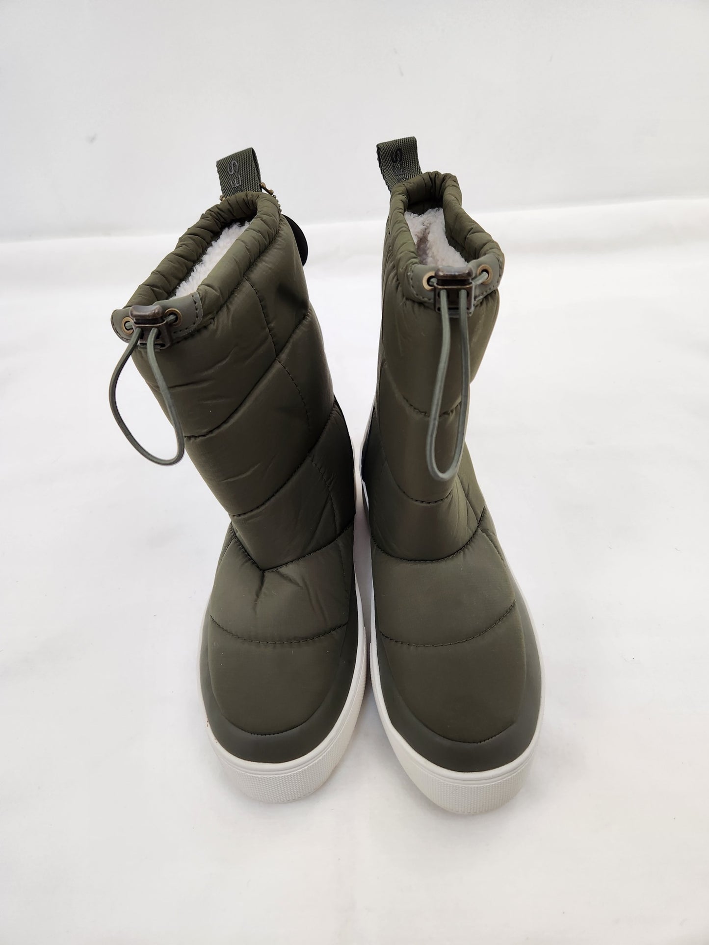 Quilted Fleece Lined Snow Boots Size 10