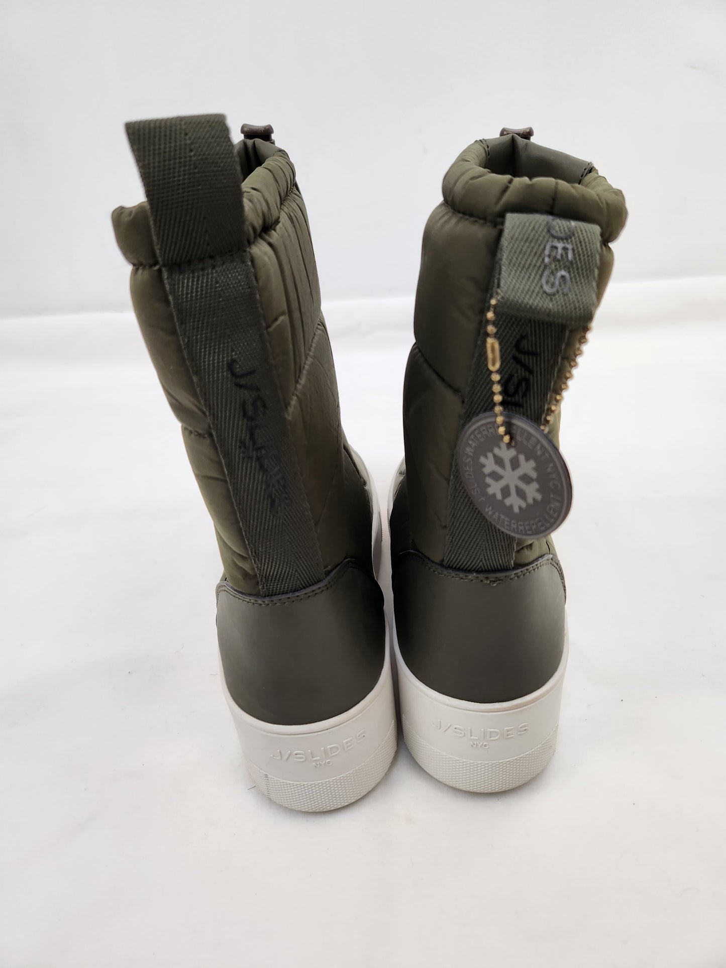 Quilted Fleece Lined Snow Boots Size 10