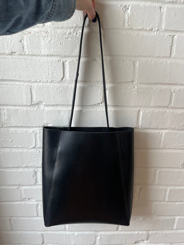 Structured  Leather Tote