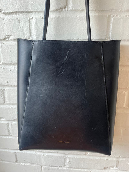 Structured  Leather Tote