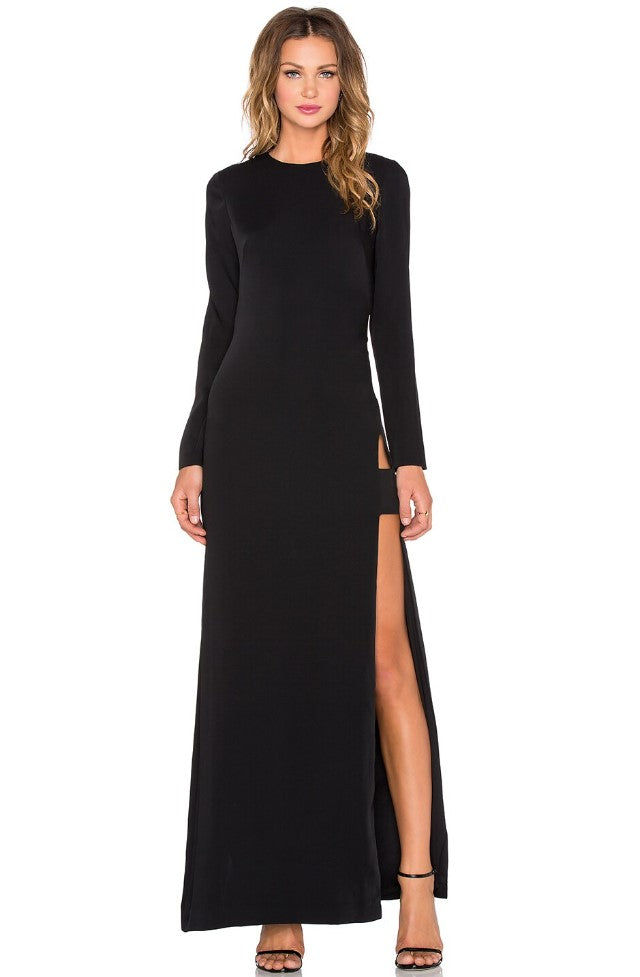 Long Sleeve Maxi Dress Size 0