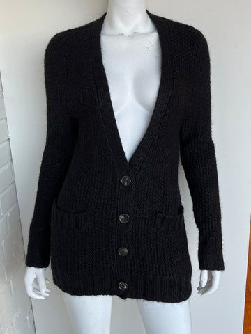 Button Front Mohair Cardigan Size XS