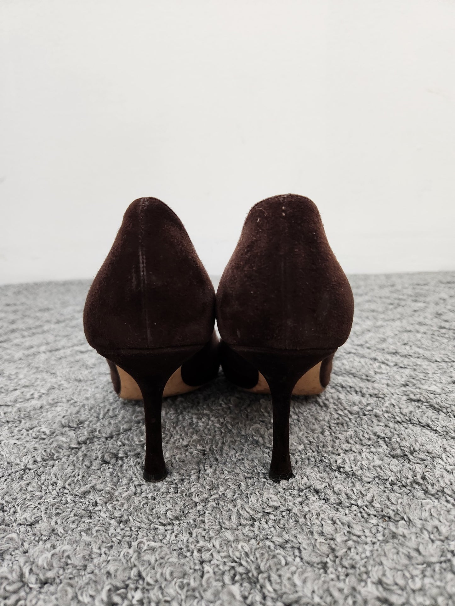 Suede Cutout Heels Size 37.5