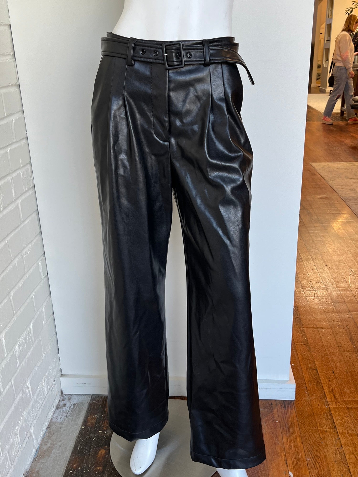 Delaney Vegan Leather Pants Size 6