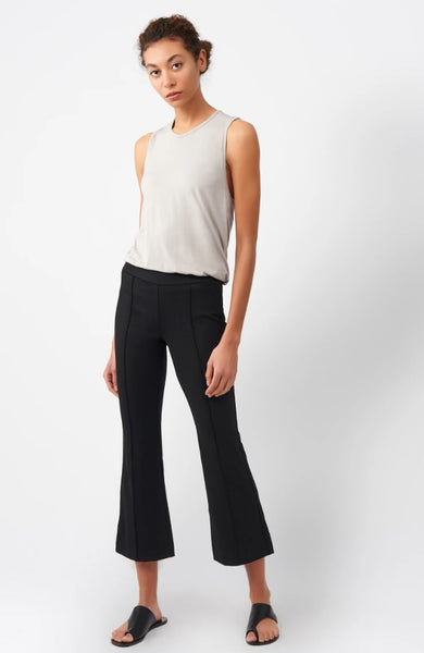 Pintuck Cropped Flare Pants Size Small