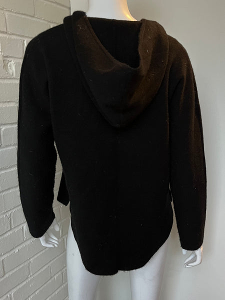 V Neck Hooded Sweater Size XS