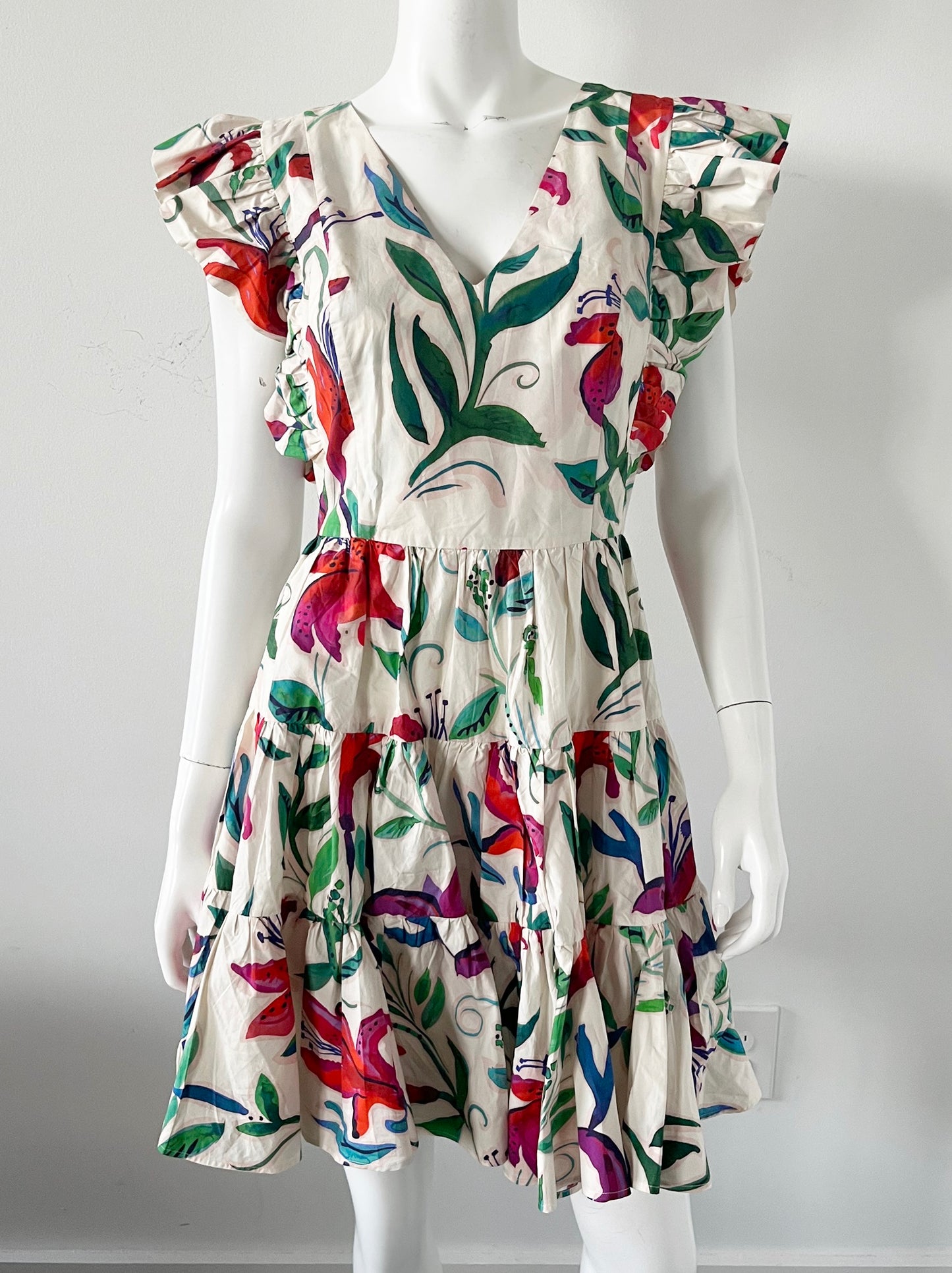 Honeybun Printed Dress Size Medium