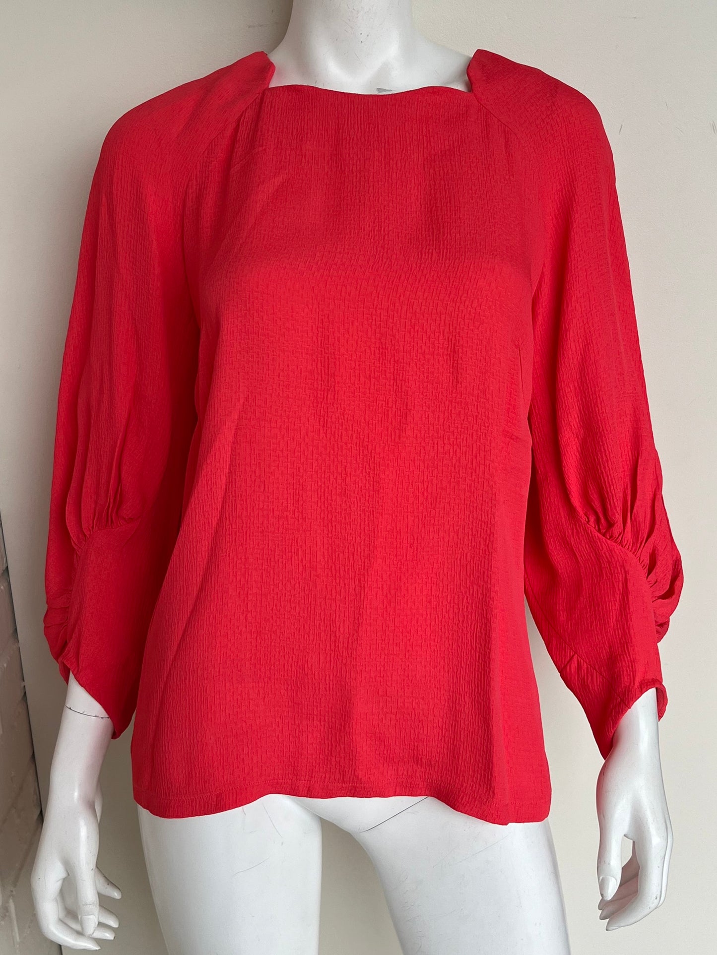 Ruched Sleeve Blouse Size 6