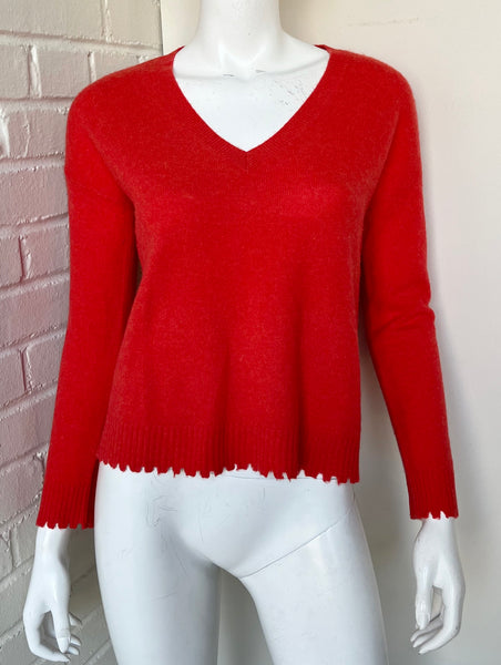 Distressed Cashmere Sweater Size XS