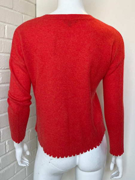 Distressed Cashmere Sweater Size XS