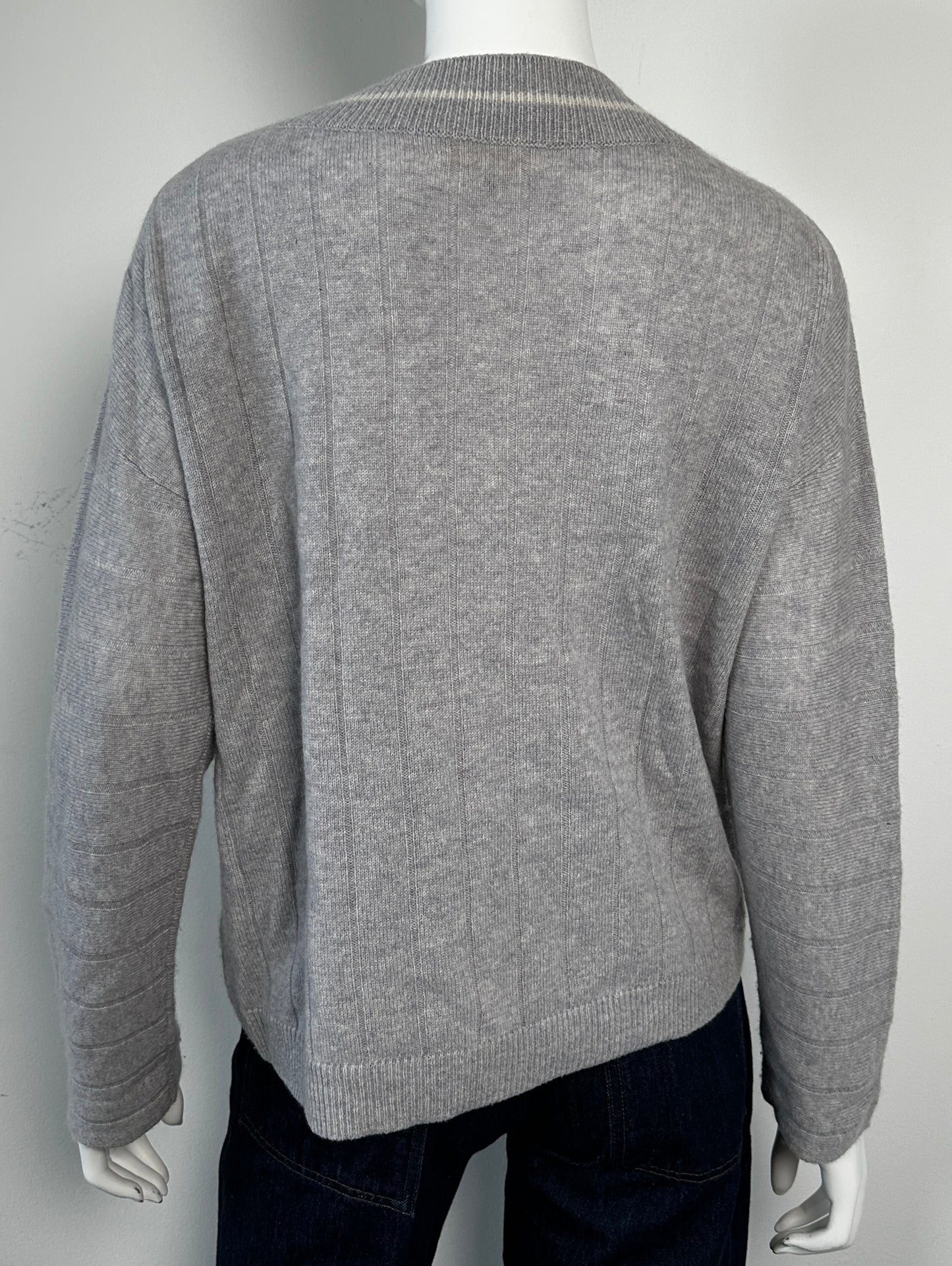 V-Neck Cashmere Sweater Size Small