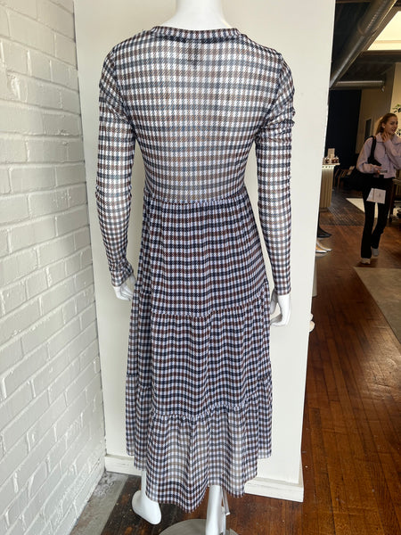 Julianne Long Sleeve Midi Dress Size Small