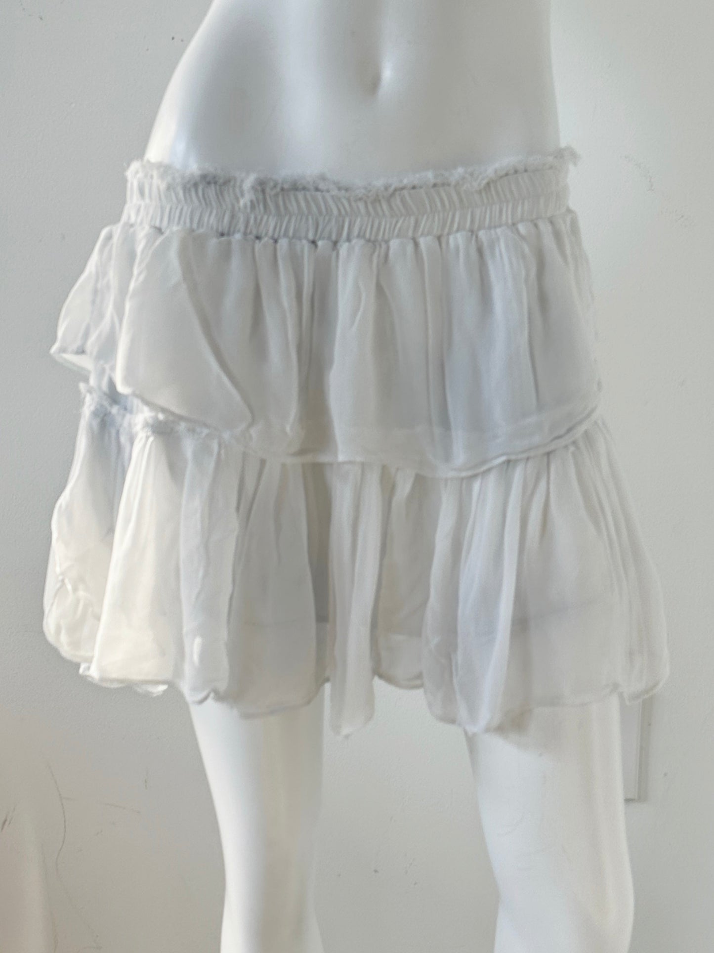 Ruffle Mini Skirt Size XL