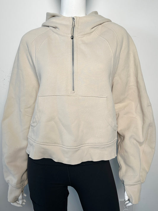 Scuba Oversized Hoodie Half Zip Pullover Size Medium/Large