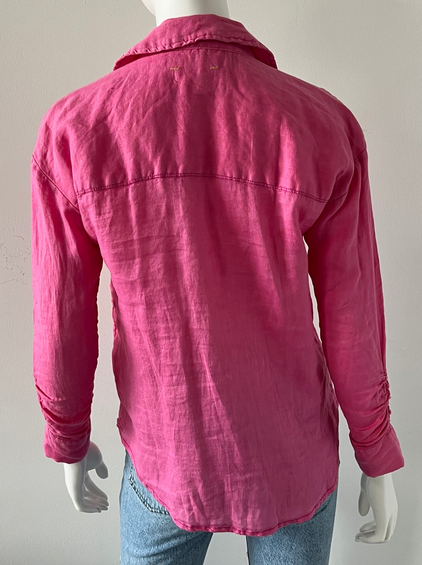 Linen Button Down Shirt Size XS