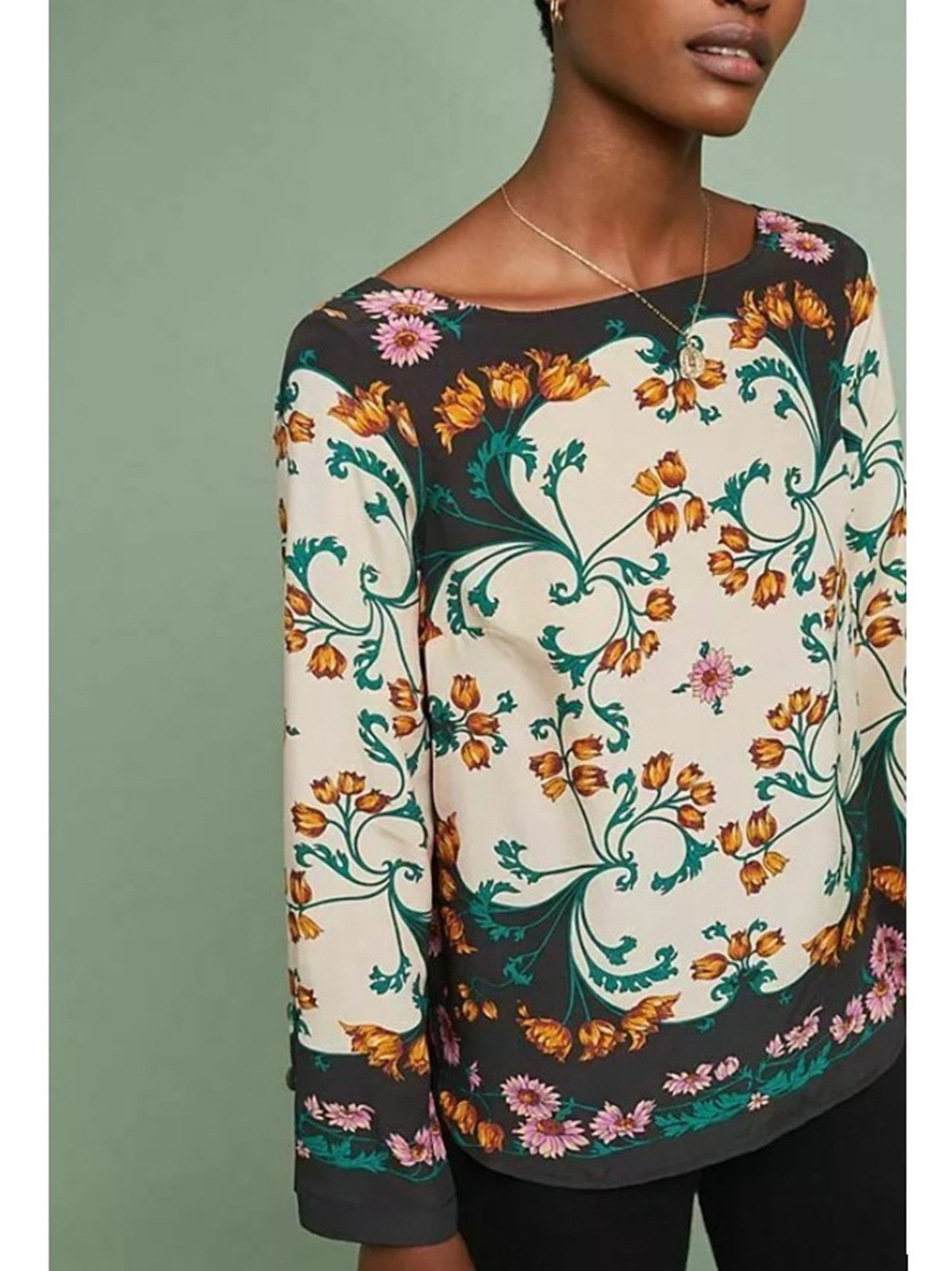 Florence Silk Blouse Size 4
