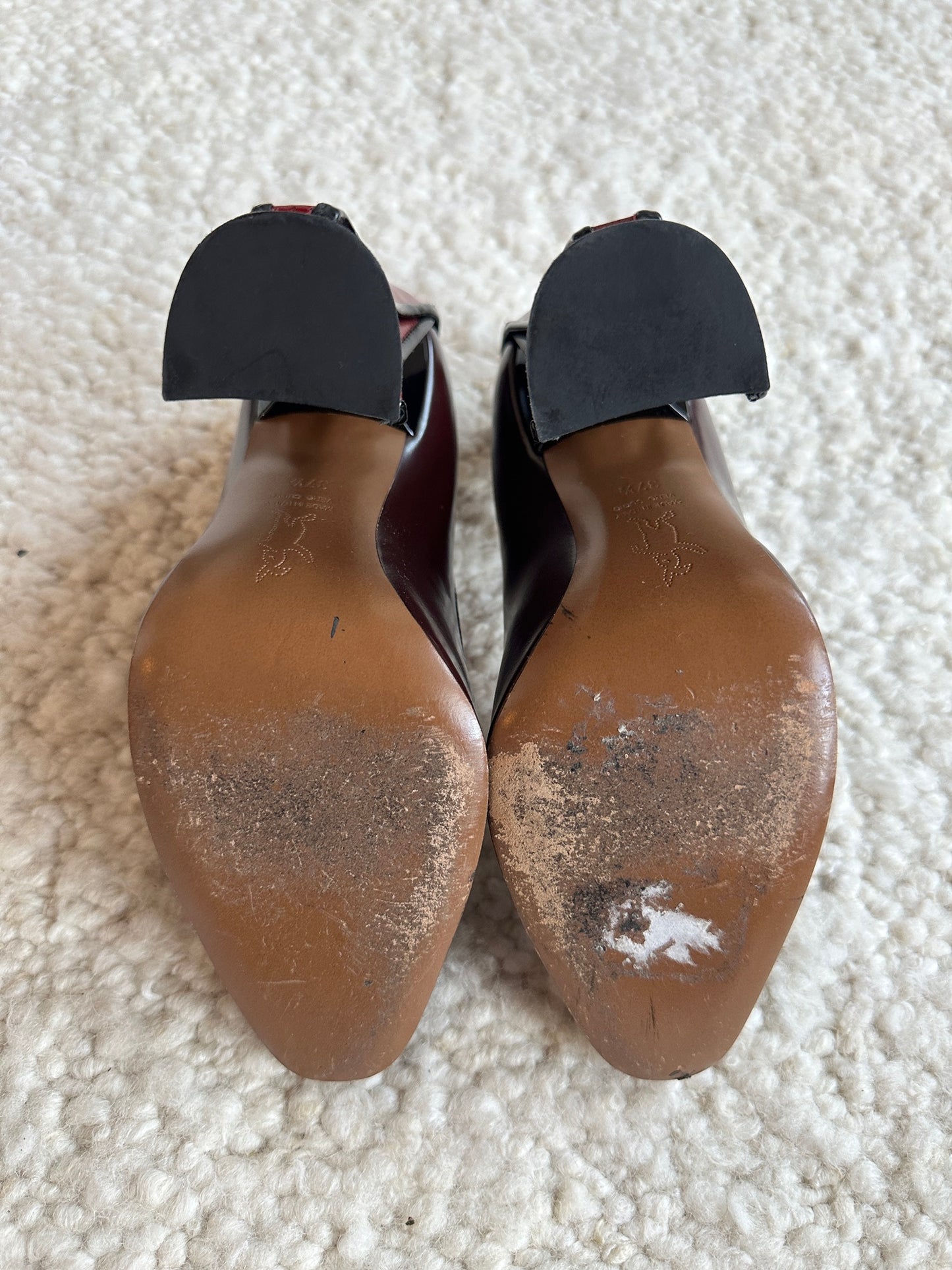 Two Tone Leather Pumps Size 37.5