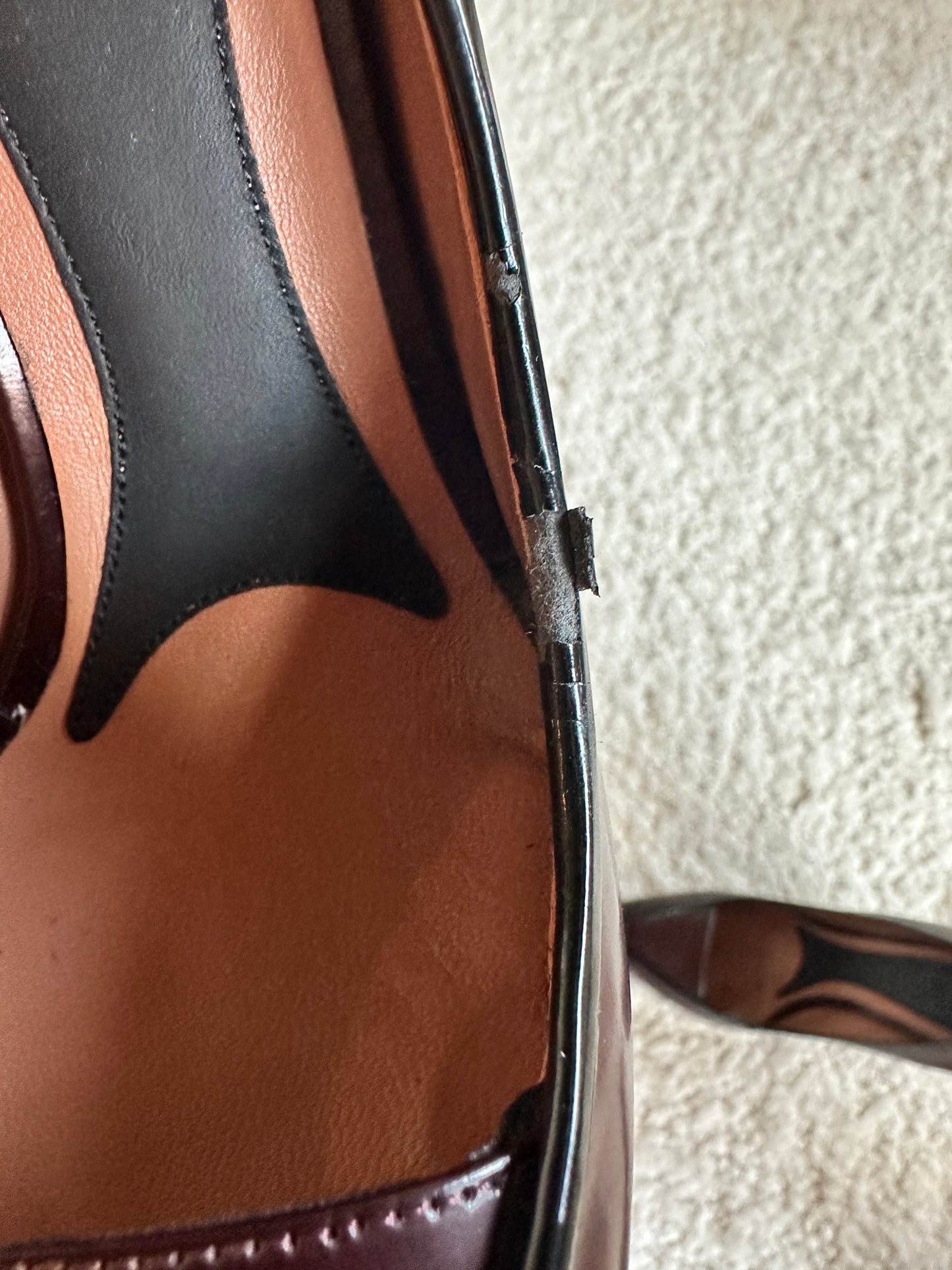 Two Tone Leather Pumps Size 37.5