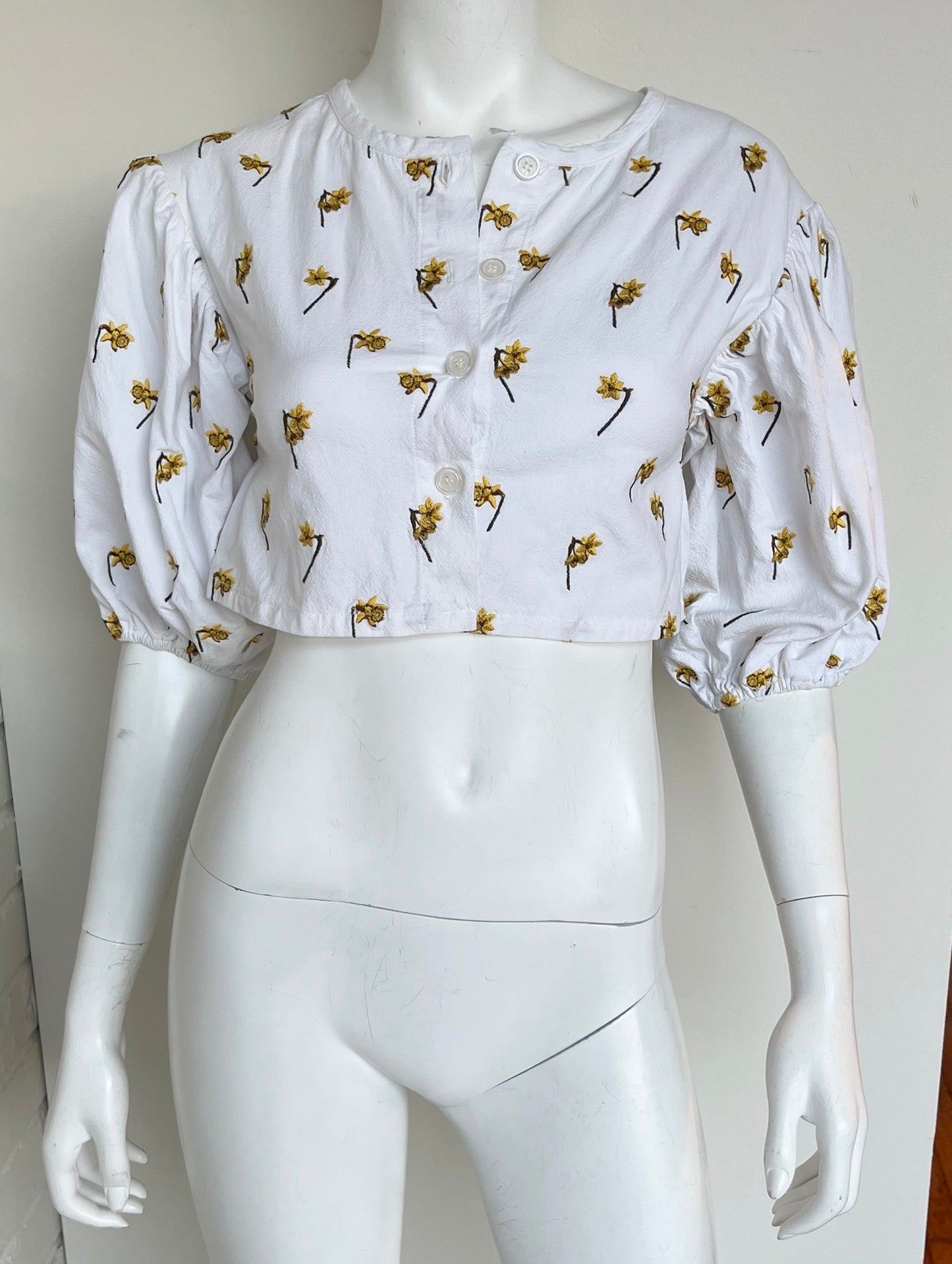 Bouquet Floral Crop Top Size 0