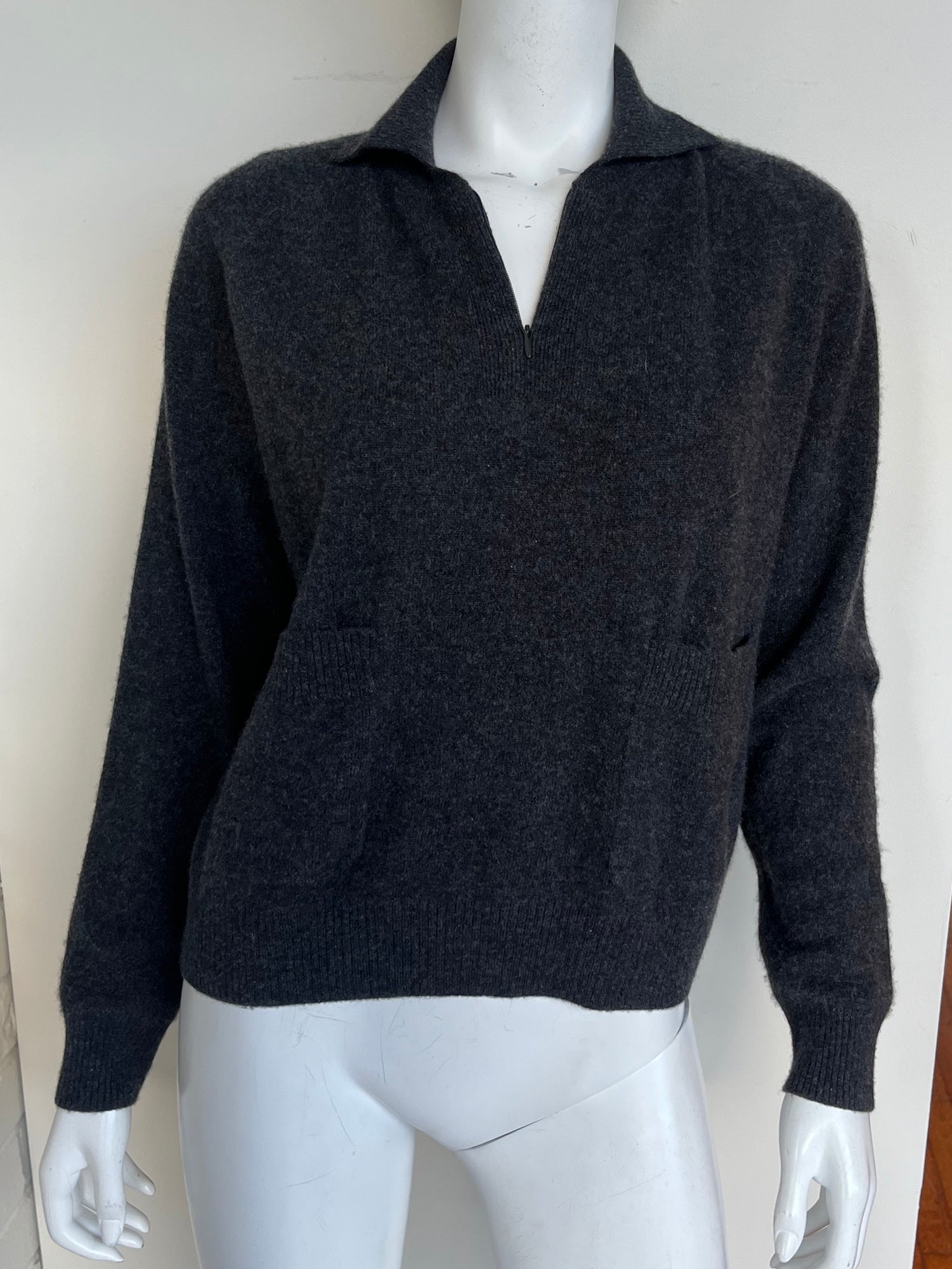 Cashmere Polo Sweater Size Small