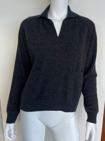 Cashmere Polo Sweater Size Small
