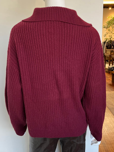 Wool Blend Button Front Sweater Size Small