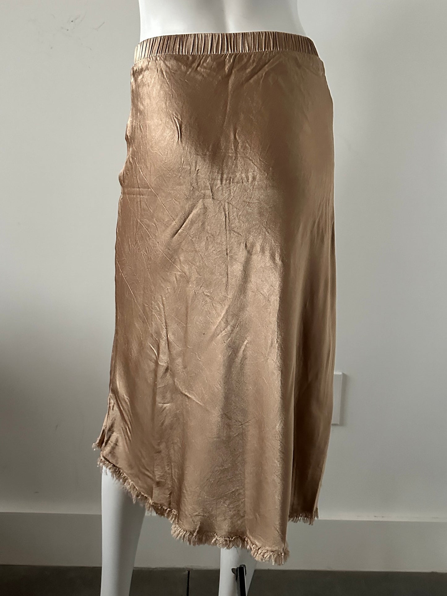 Satin Midi Skirt Size Small
