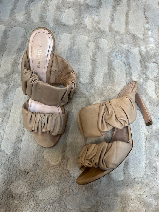 Courtney Ruched Sandals Size 38