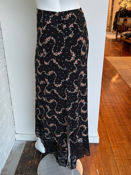 Floral Midi Skirt Size 38/Small