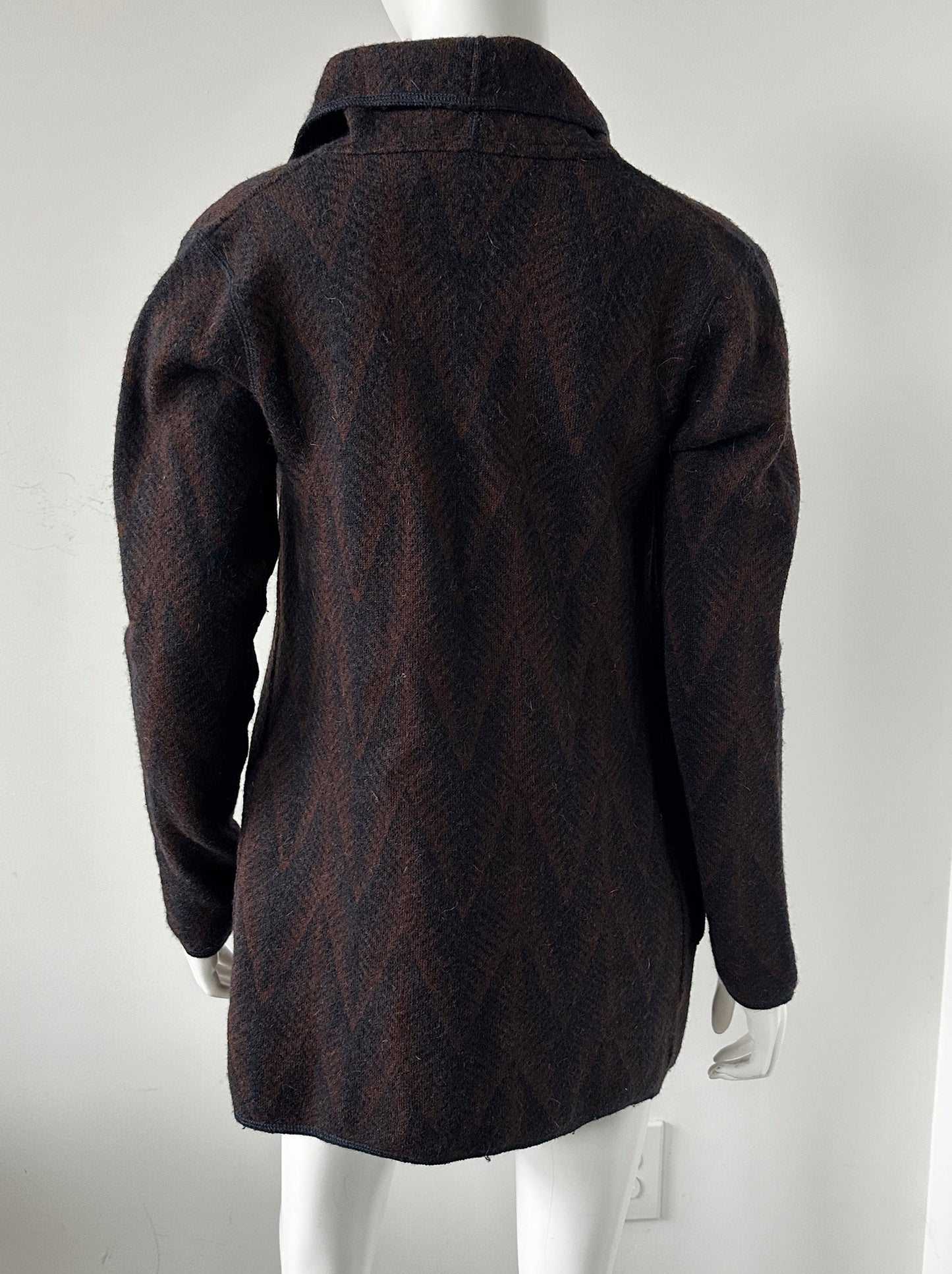 Long Wool Cardigan Size XS