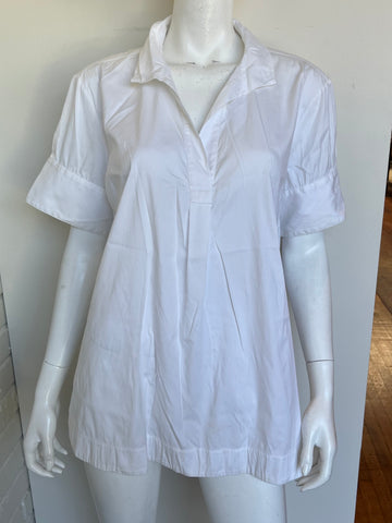 Short Sleeve Cotton Popover Size Small