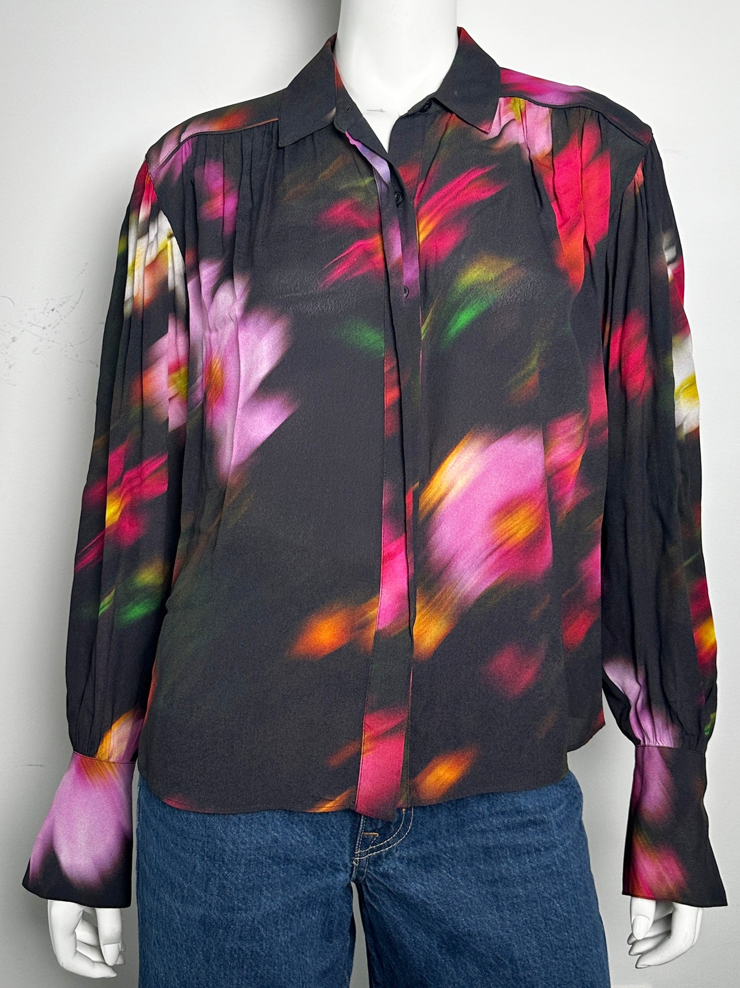 Aubrey Floral Blouse Size XS NWT