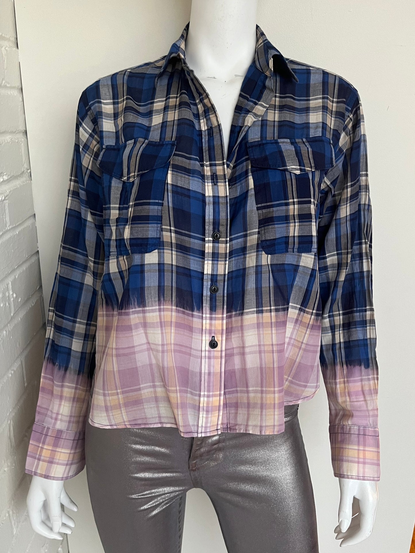 Florian Plaid Shirt Size XS