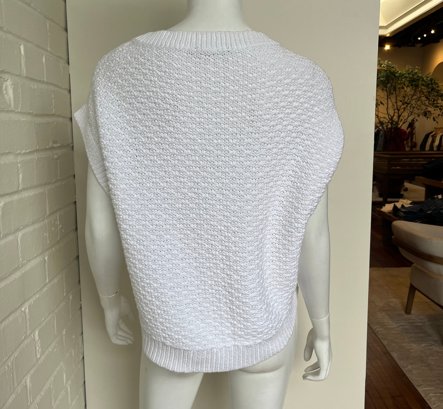 Crew Neck Short Sleeve Sweater Size Small
