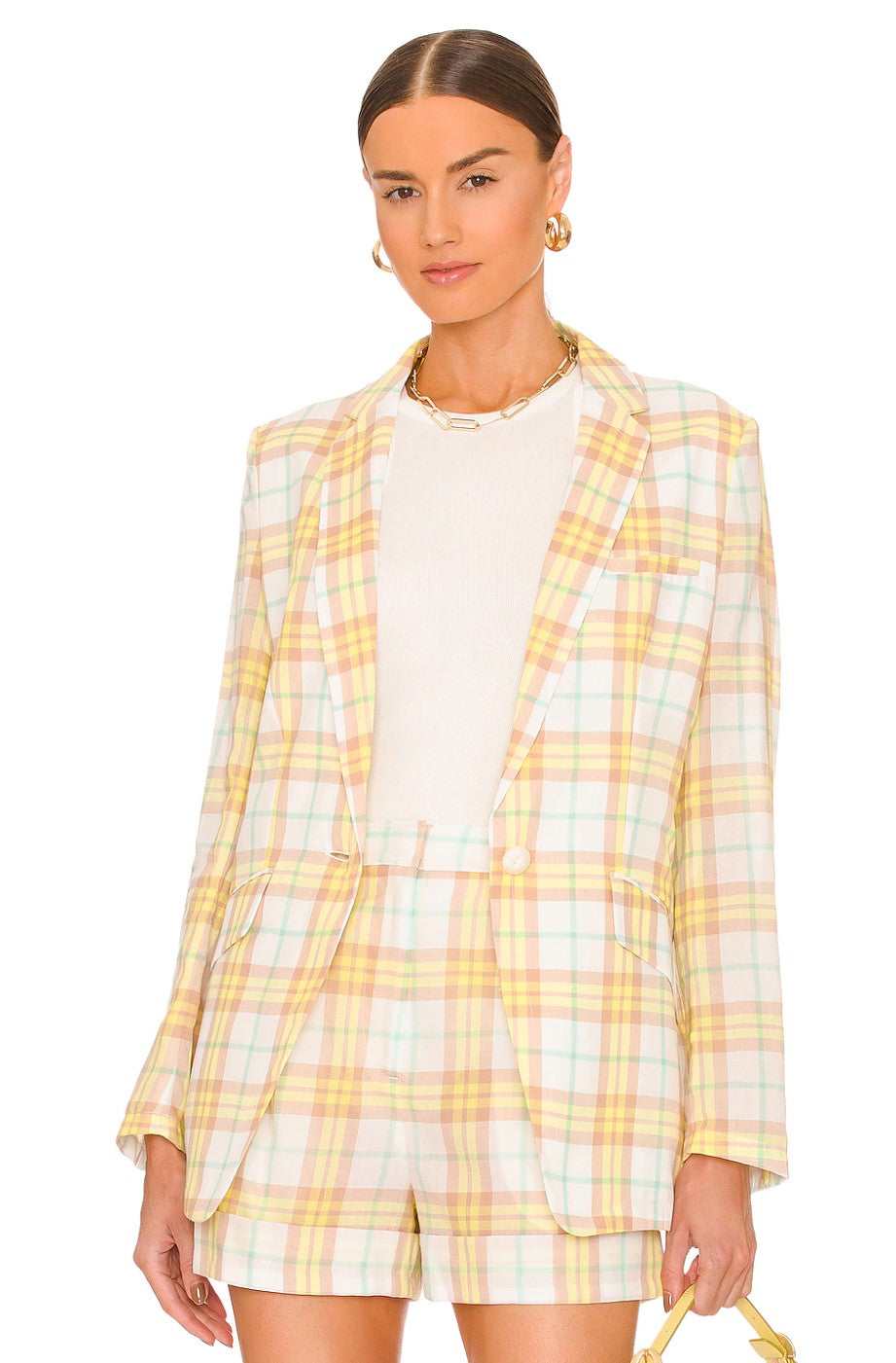 Margot Plaid Blazer Size 0