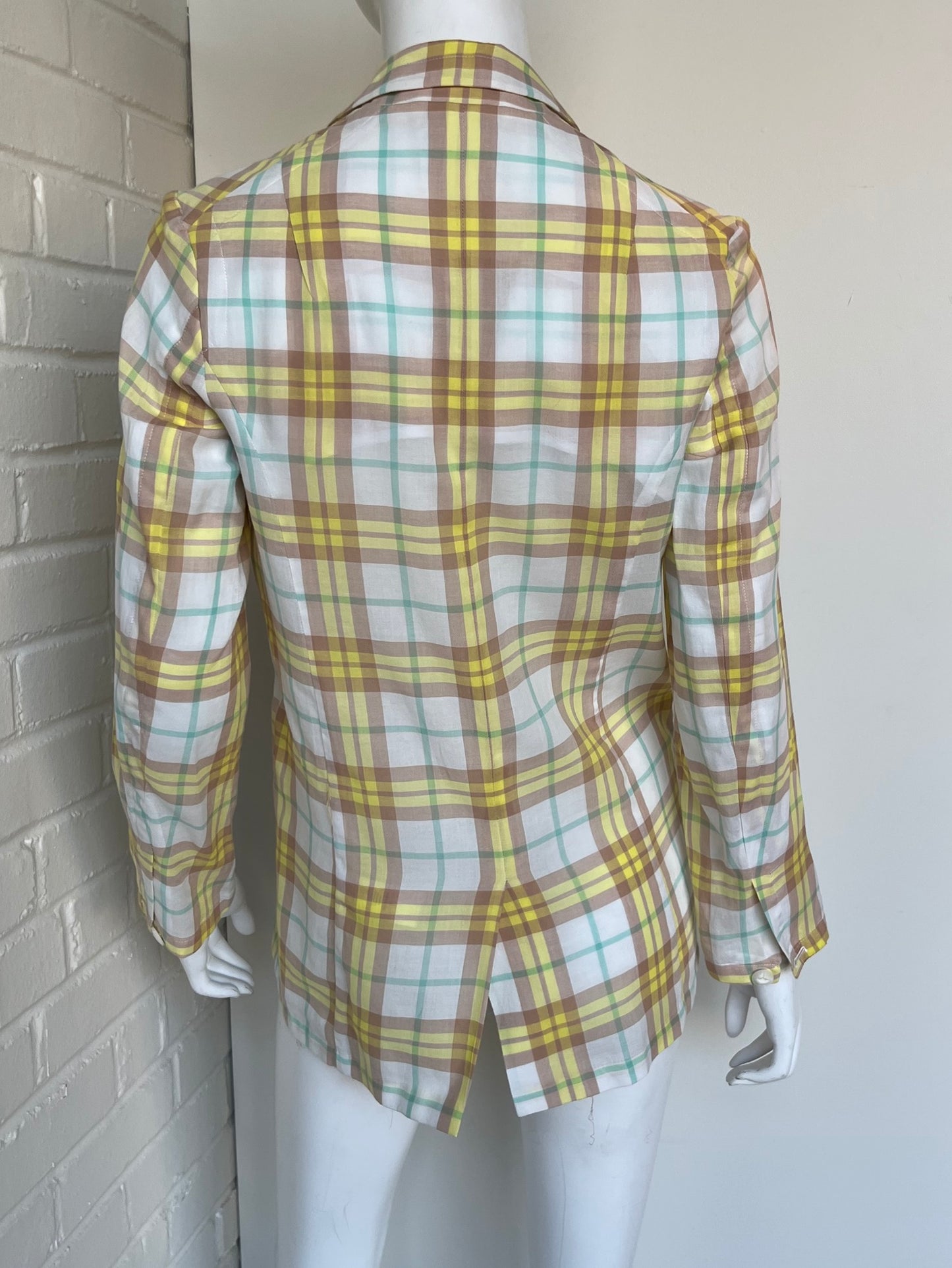 Margot Plaid Blazer Size 0