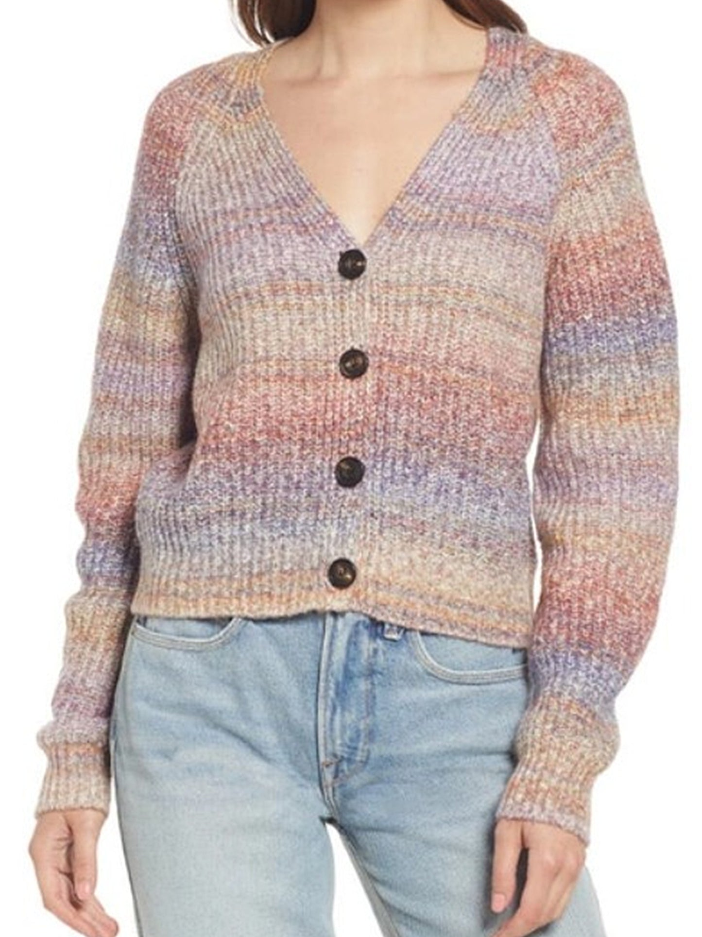 Josie Cotton Blend Cardigan Size Small