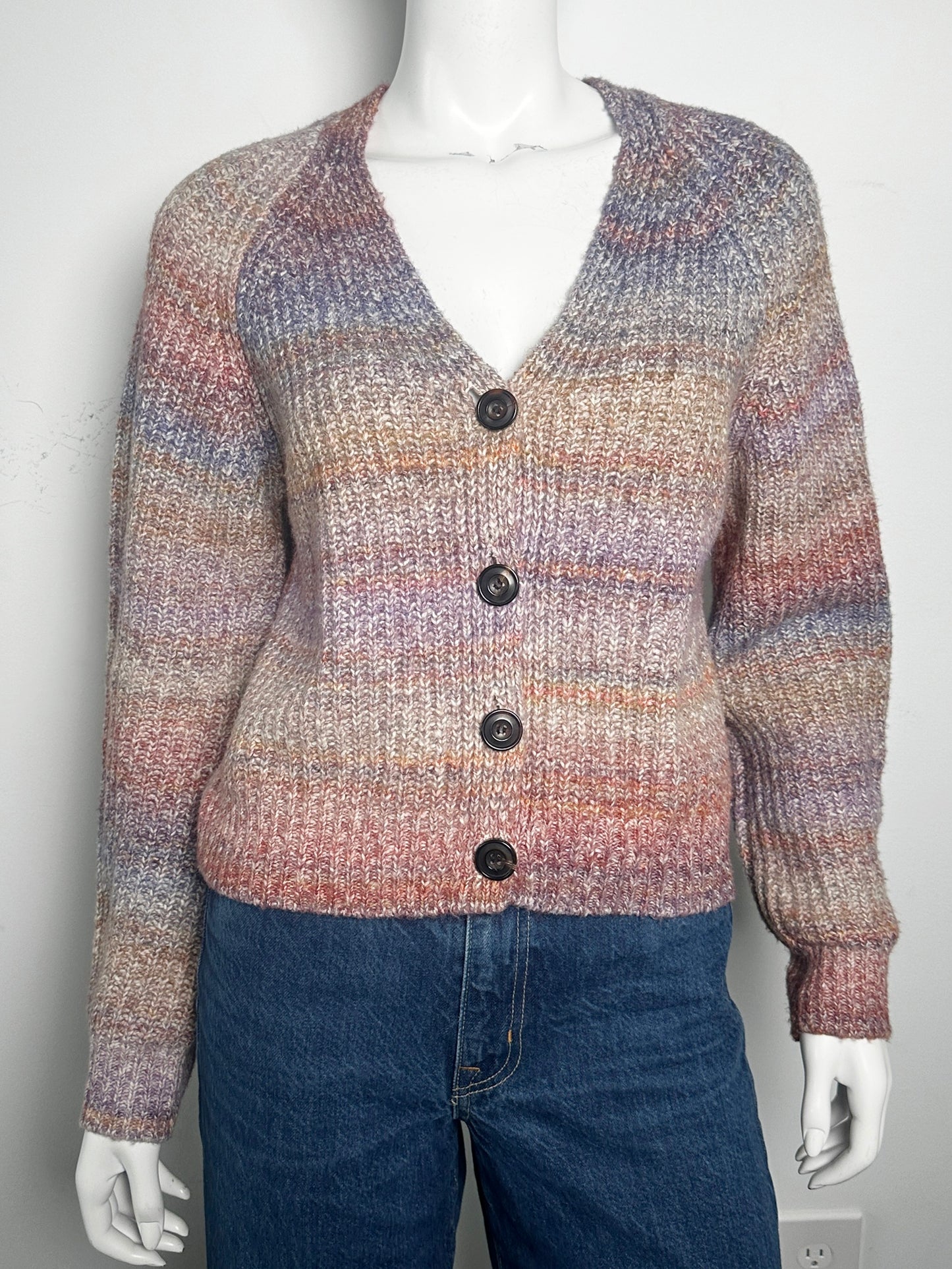 Josie Cotton Blend Cardigan Size Small