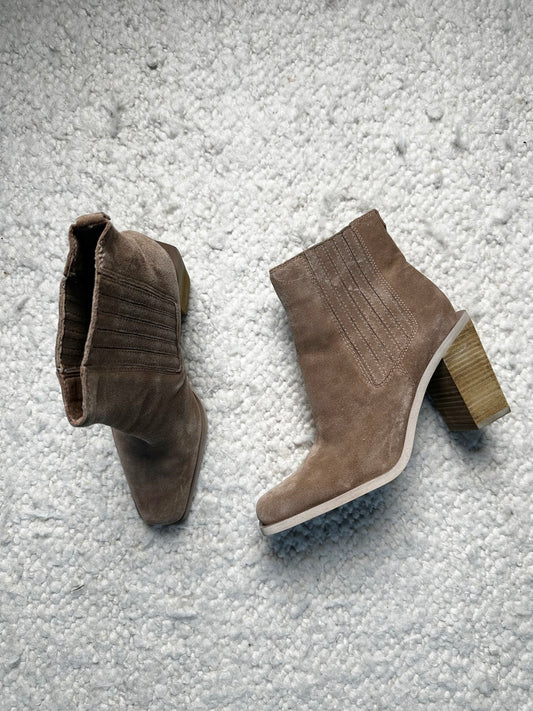 Emalia Suede Booties Size 7.5