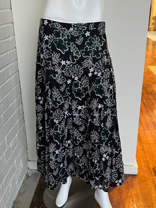 Floral Midi Skirt Size 10