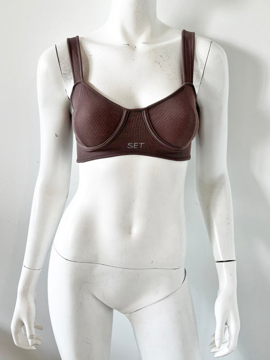 Ribbed Contour Bra Size Small