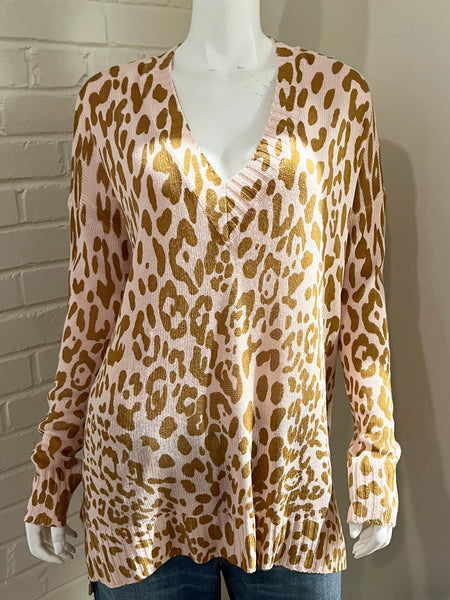 Cliffside Leopard Sweater Size Medium NWT