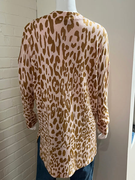 Cliffside Leopard Sweater Size Medium NWT