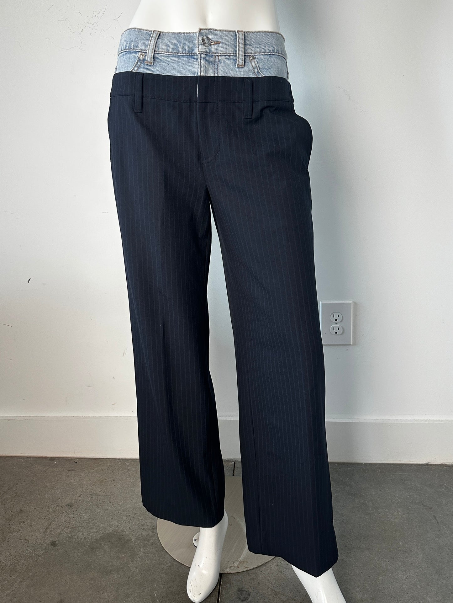 Ophelia Pinstripe Pants Size 2 NWT