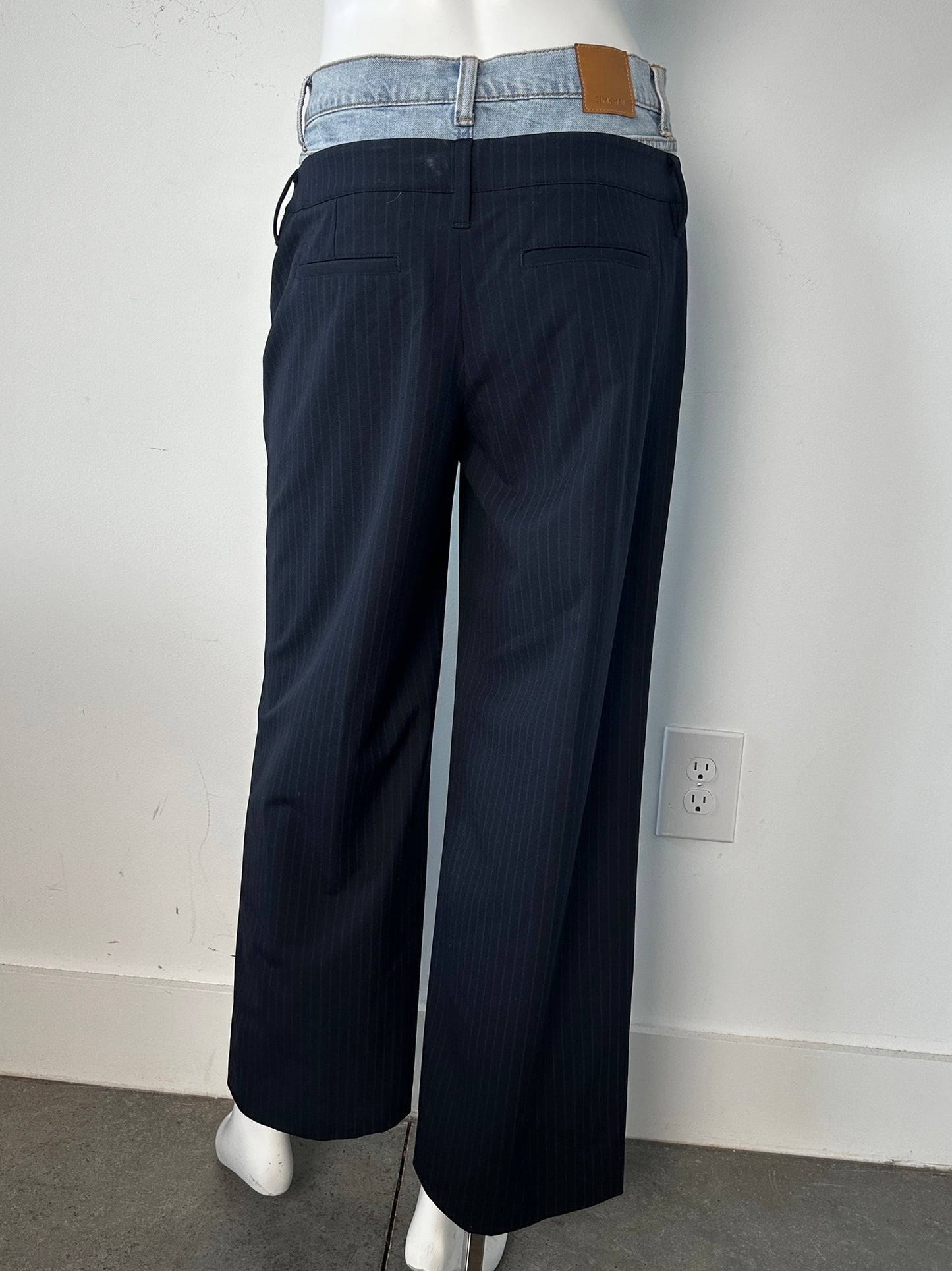 Ophelia Pinstripe Pants Size 2 NWT