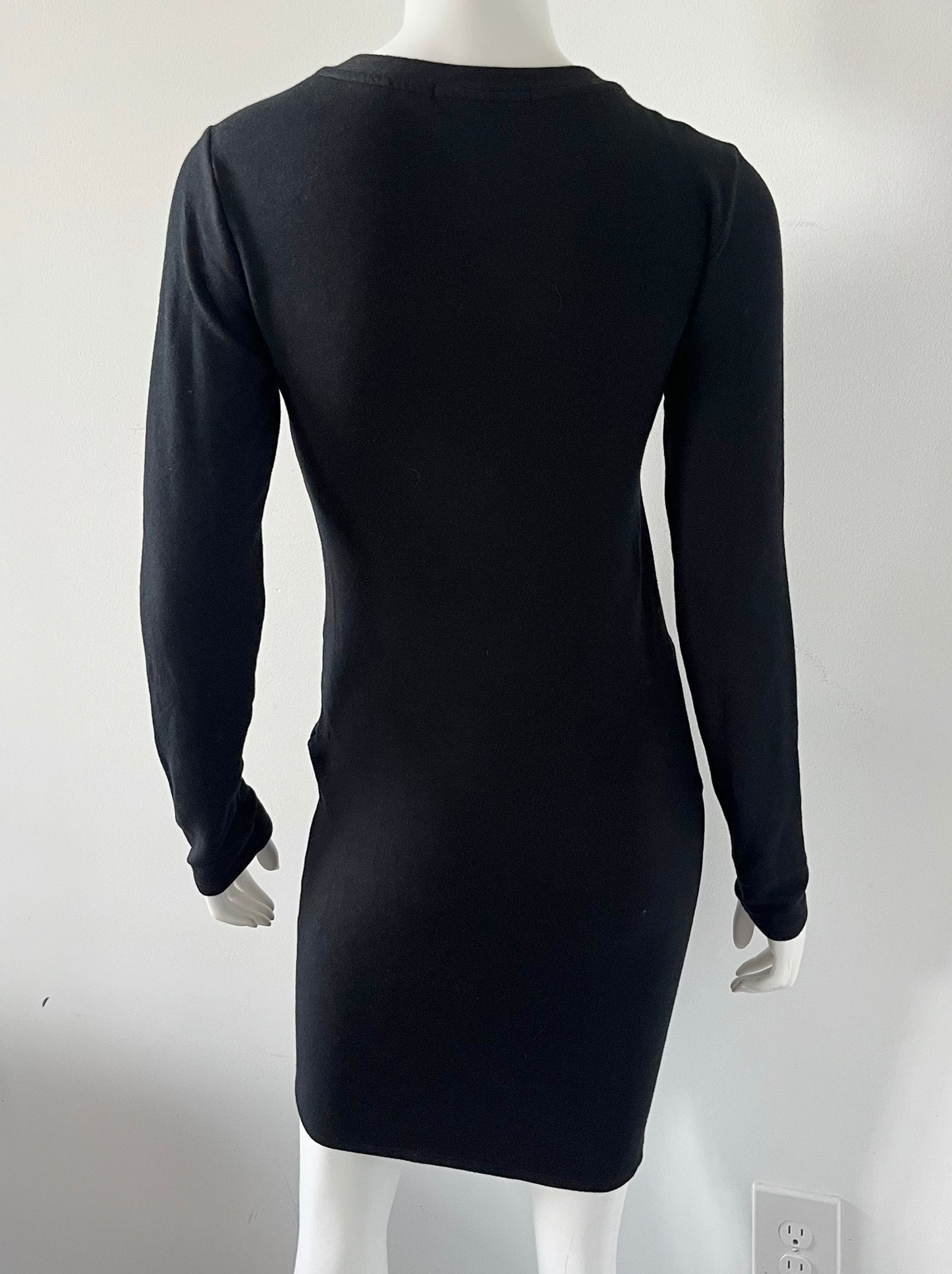 Fleece Side Twist Dress Size Small