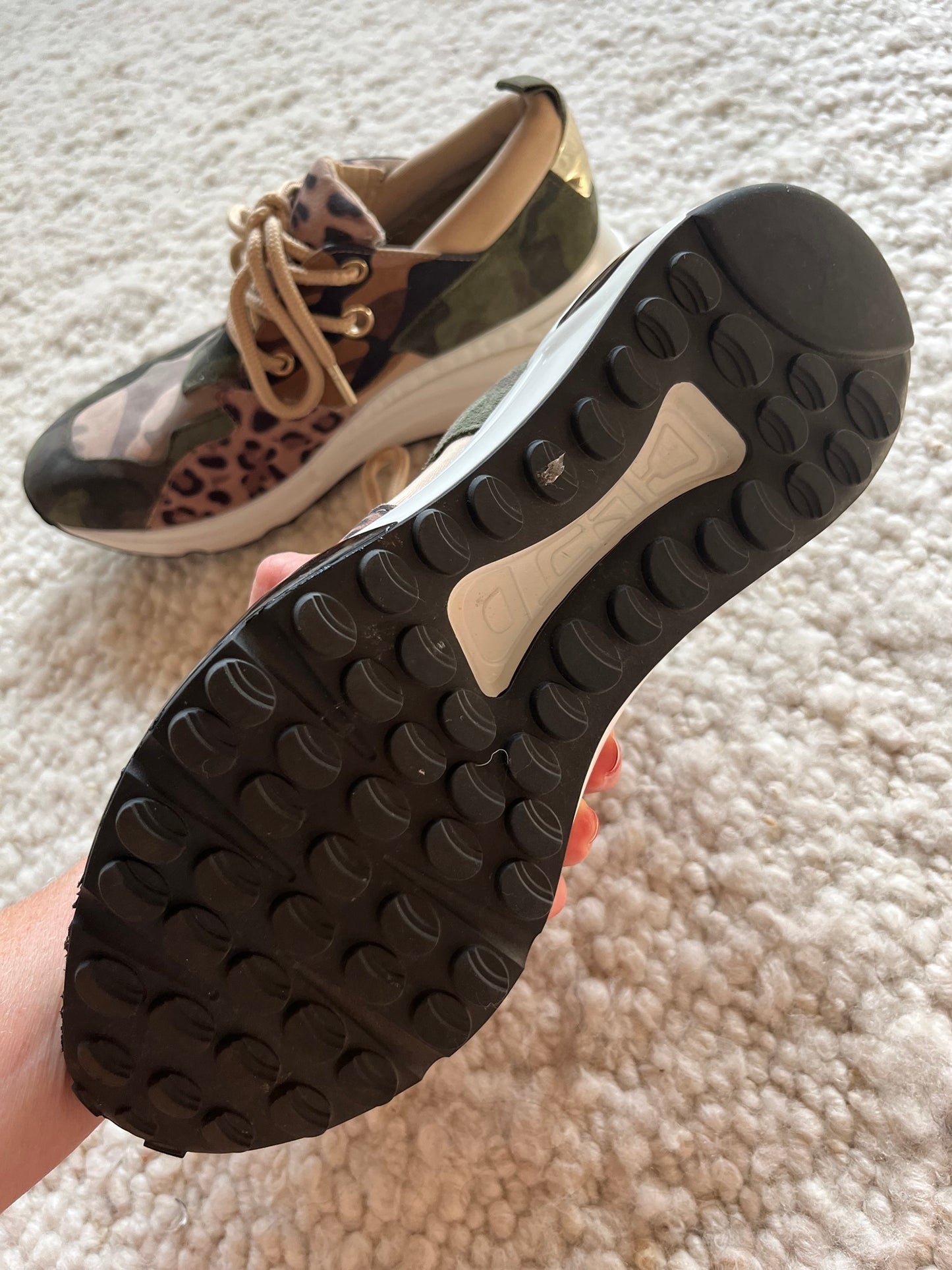 Leopard Sneakers Size 8.5