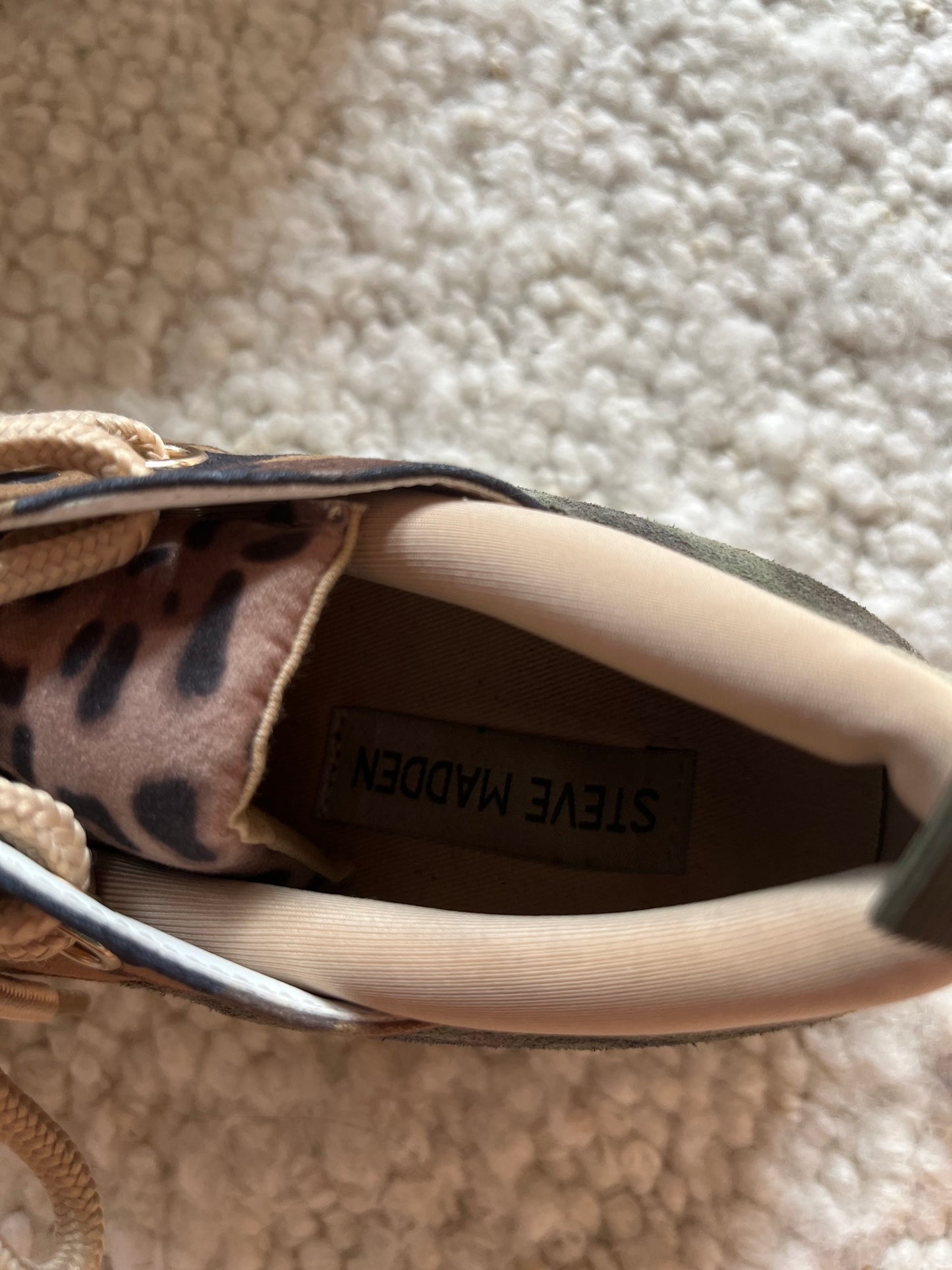 Leopard Sneakers Size 8.5